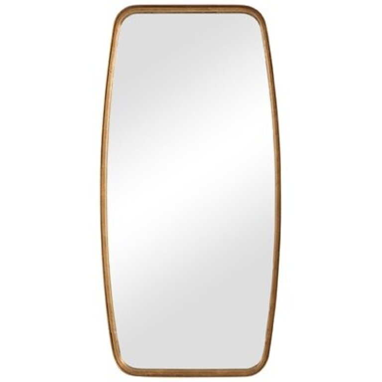 Khang Darrius Accent Mirror Size: 40" x 20", Finish: Gold