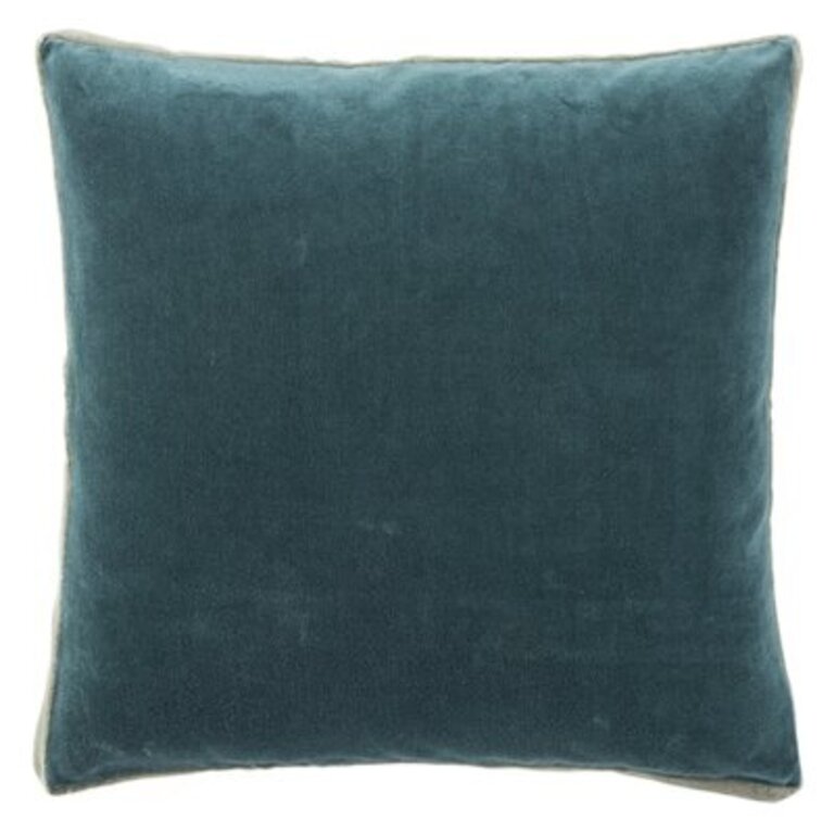 Brixen 18" 100% Cotton Throw Pillow Color: Teal, Fill Material: Pillow Cover Only - No Insert