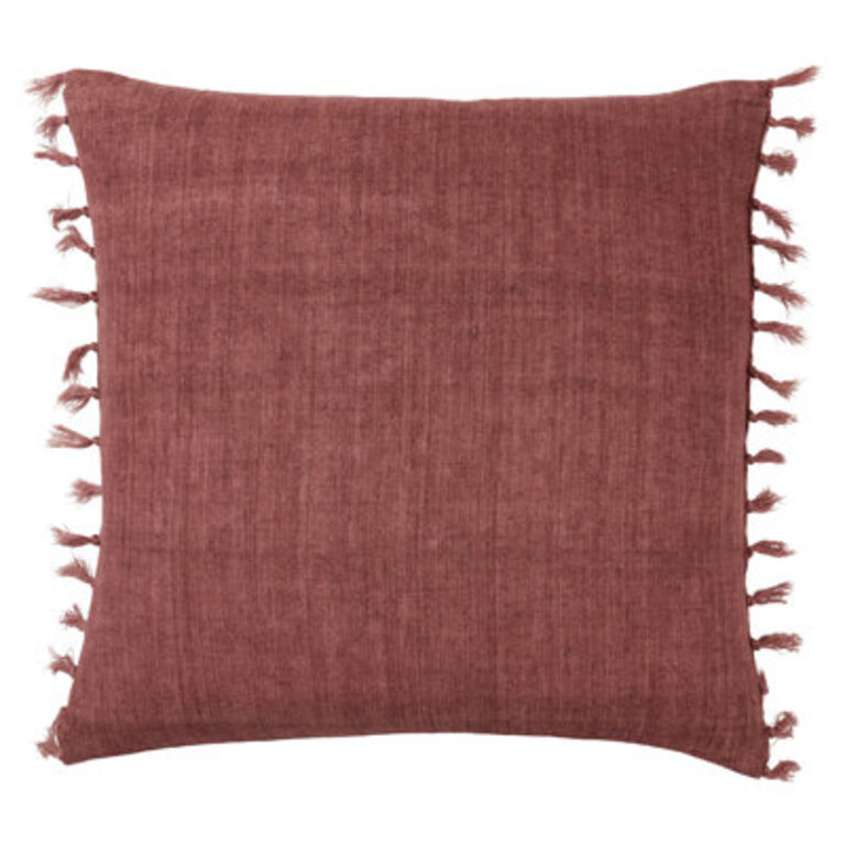 Sharron Square 100% Linen Pillow Fill Material: Down, Color: Apple Butter