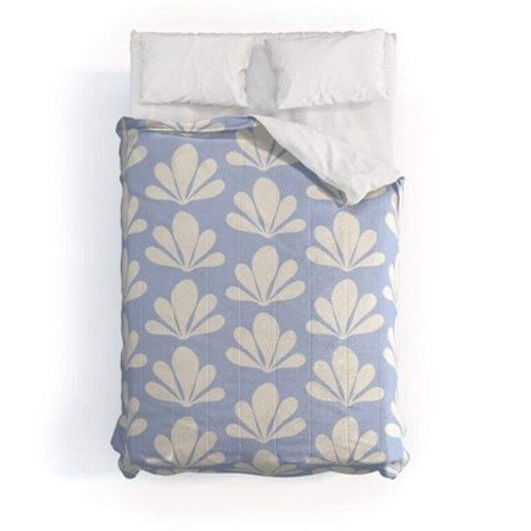 Blue Standard Cotton Comforter Size: Full Comforter