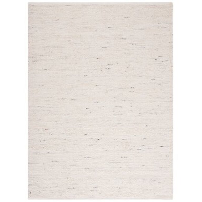 Derone Handmade Flatweave Wool Area Rug in Ivory Rug Size: Rectangle 5' x 8'