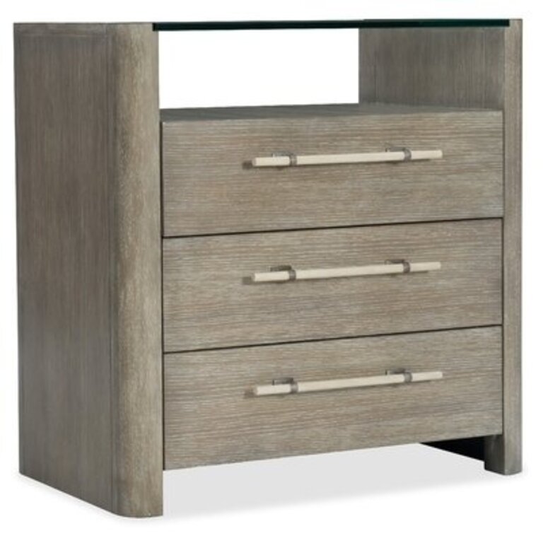 Affinity 3 - Drawer Nightstand in Gray