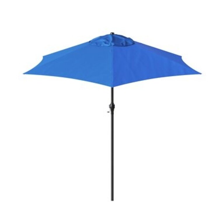 Foshee Market Umbrella Fabric Color: Pacific Blue