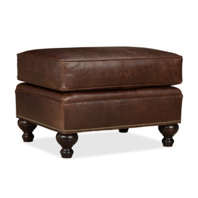 Henry Genuine Leather Ottoman