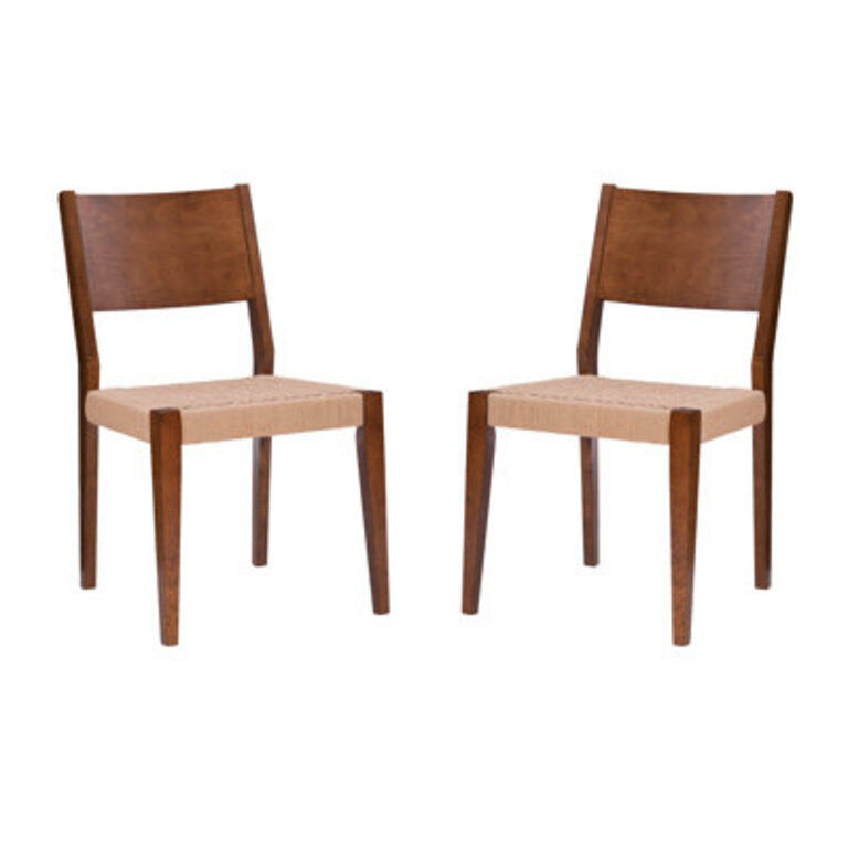 Alistair Side Chair Frame Color: Brown