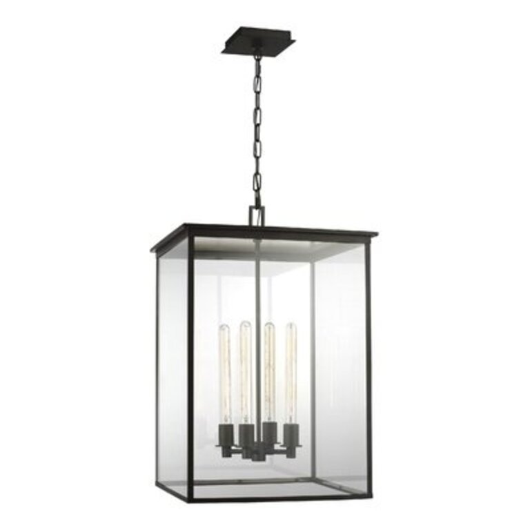 Freeport Copper Outdoor Pendant by Chapman & Myers Size: 93" H x 19.5" W x 19.5" D