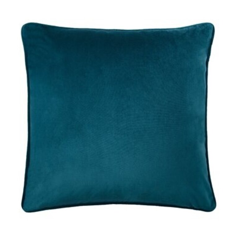 Canale Solid Color Velvet Decorative Throw Pillow Cover Color: Teal, Size: 20" x 20"