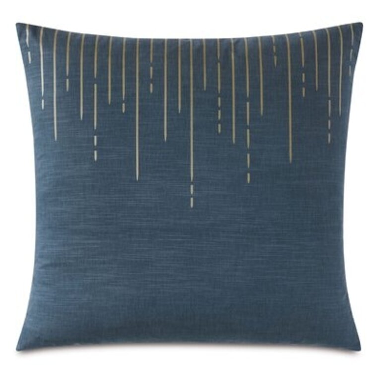 Tabitha Abstract Throw Pillow Cover & Insert Color: Neyda Marine