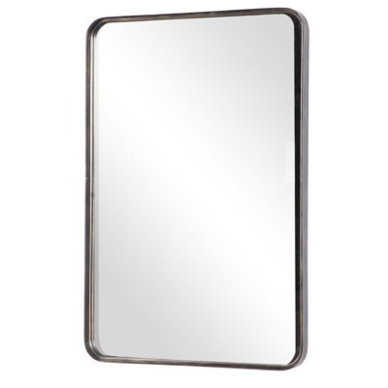 Keaton Modern & Comtemporary Bathroom Accent Mirror Size: 36.125" x 23.875", Finish: Bronze