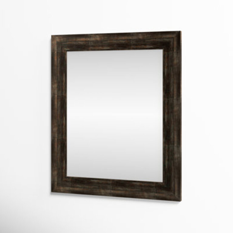 Freidin Rustic Distressed Mirror Size: 25.5" x 21.5"