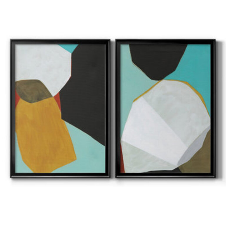 Graphica I Premium Framed Canvas - Ready To Hang Format: Black, Size: 30.5" H x 45" W x 2.5" D