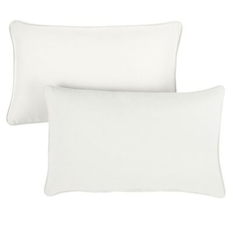 Julio Outdoor Rectangular Pillow Cover & Insert Color: Canvas Ivory