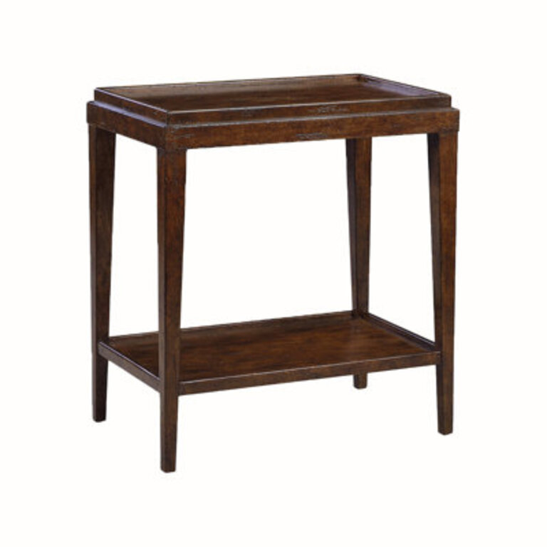 24'' tall Tray Top End Table Color: Country