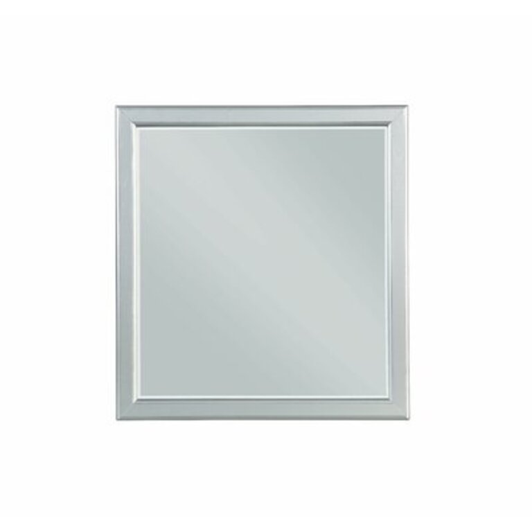 Breken Traditional Dresser Mirror Color: Platinum