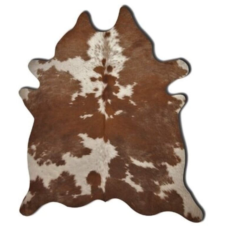 Charline Handmade Cowhide Brown Area Rug