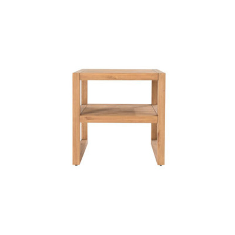 Modica Solid Wood End Table with Storage