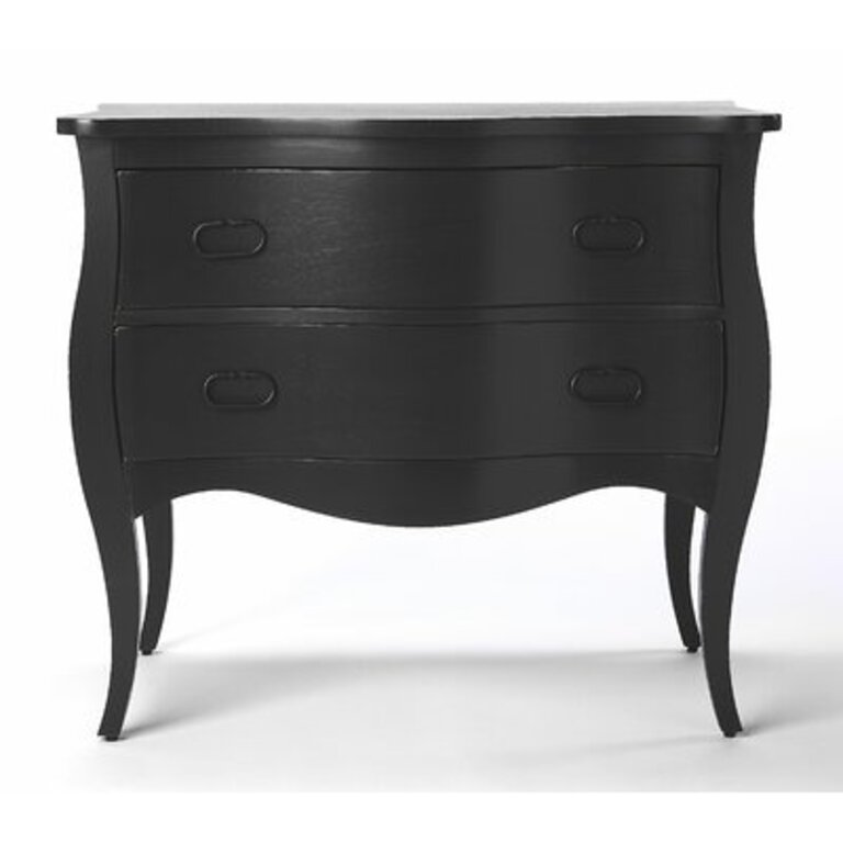 Blandburg 2 - Drawer Accent Chest Color: Black