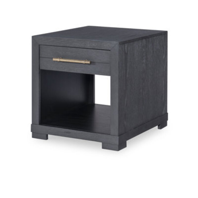 Appleton Square End Table Color: Charred Oak