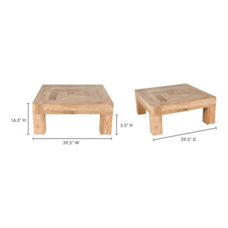 Adams 4 Legs Coffee Table Color: Natural