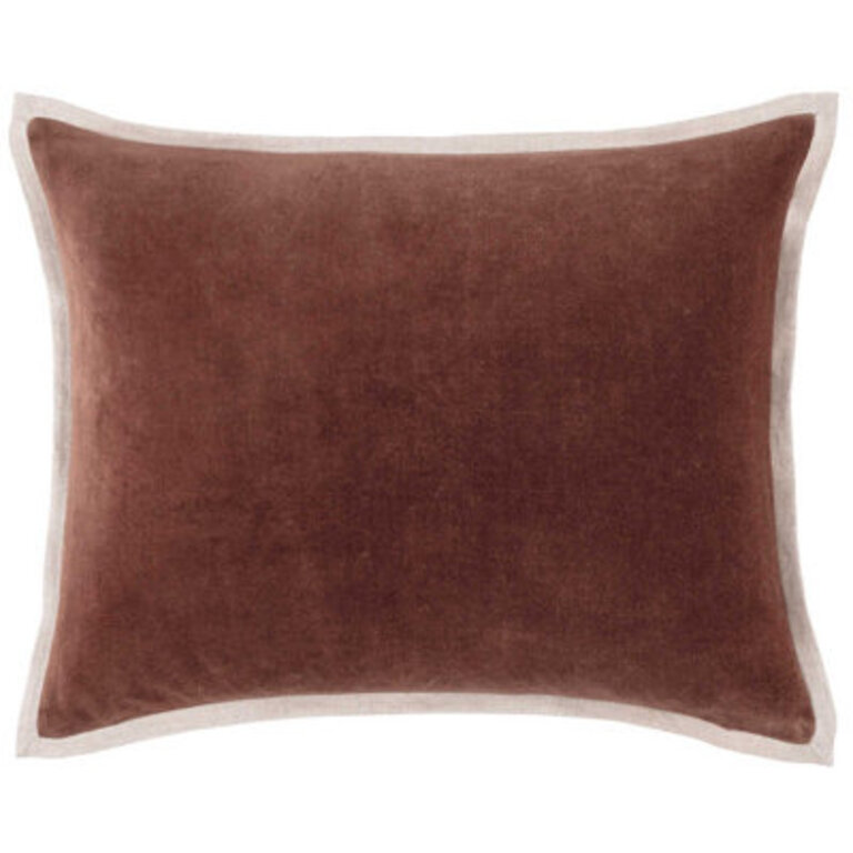 Gehry Feathers Rectangular Lumbar Pillow Color: Russet