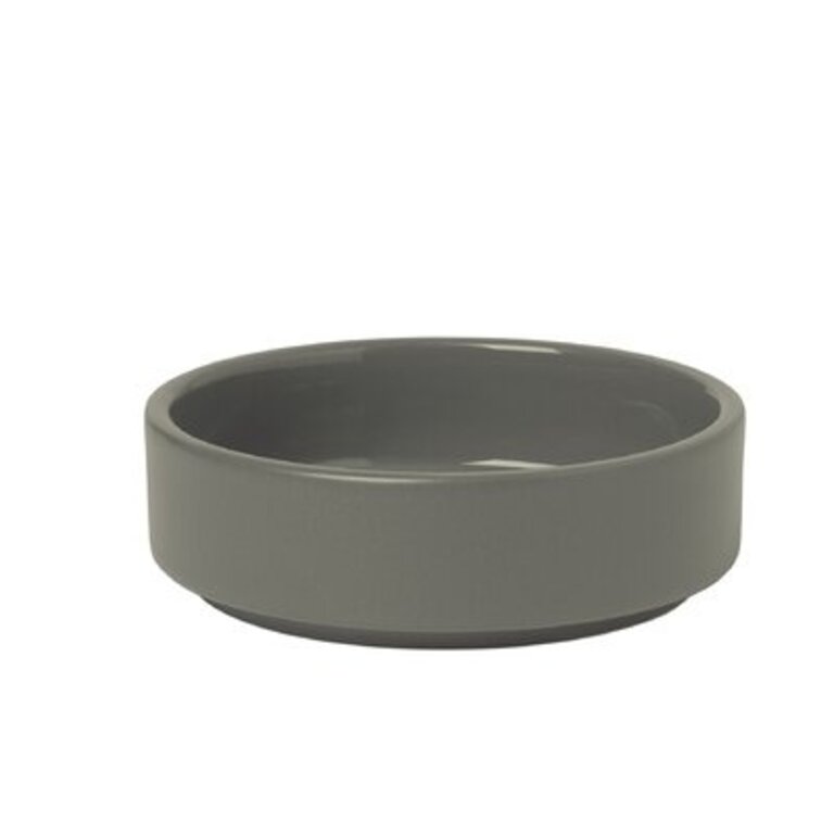 Pilar 3.8 oz. Dessert Bowl Color: Pewter/Charcoal