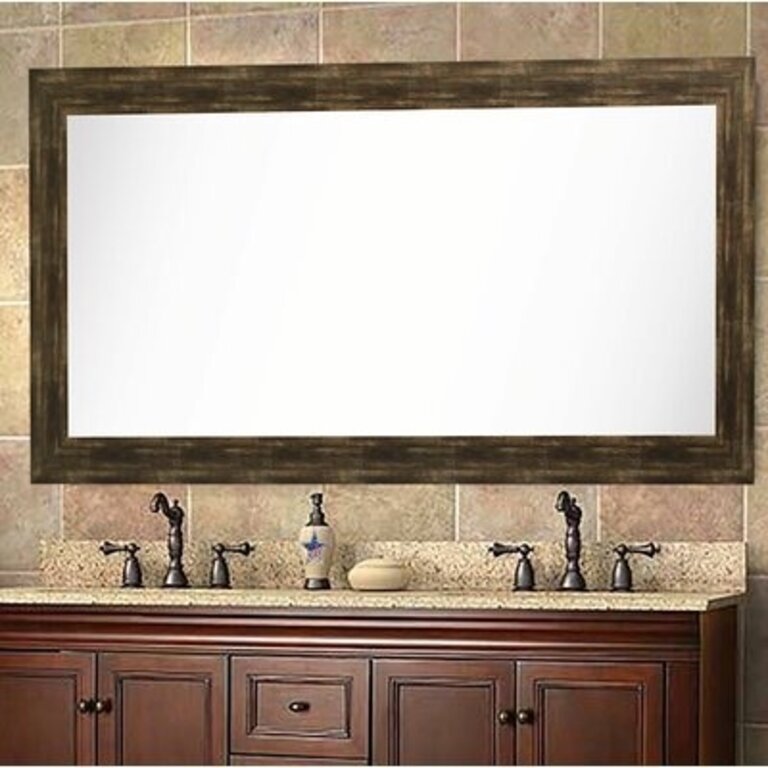 Alastor Rustic Bathroom / Vanity Mirror Size: 39" H x 65.5" W