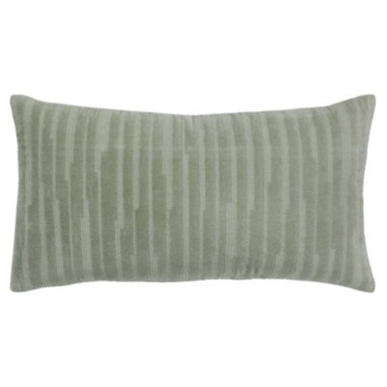 Zorina 100% Cotton Lumbar Rectangular Pillow Cover & Insert Color: Green