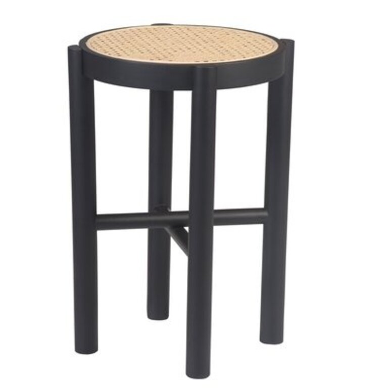 Calydon Solid Wood End Table Table Base Color: Black