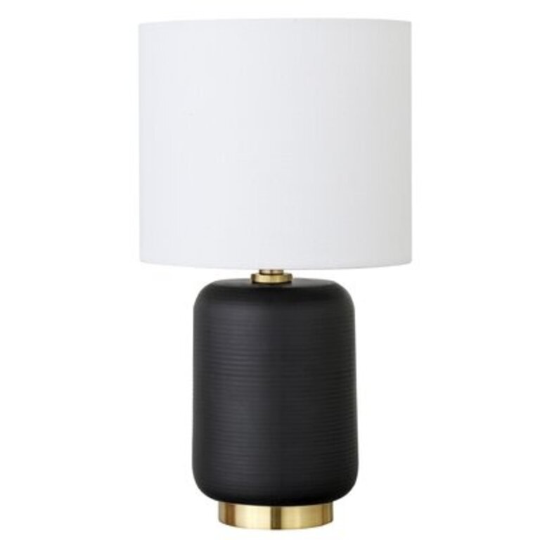 Gracie 15" Table Lamp Base Color: Matte Black/Brushed Brass