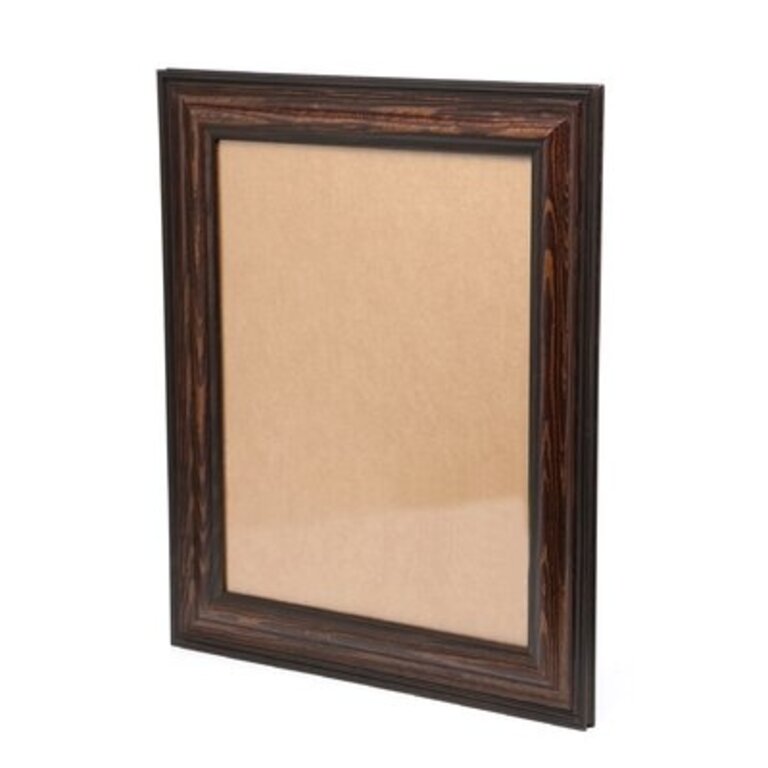 Real Wood Distressed Single Picture Frame Picture Size: 12" x 18", Color: American Walnut