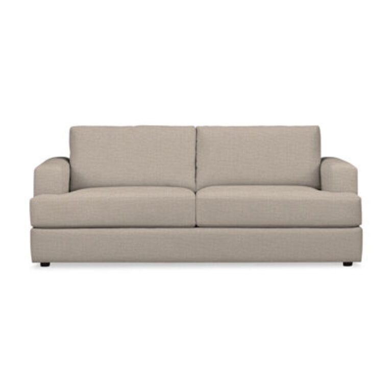 Cayden 84" Upholstered Sofa Body Fabric: Conversation Ivory Basketweave