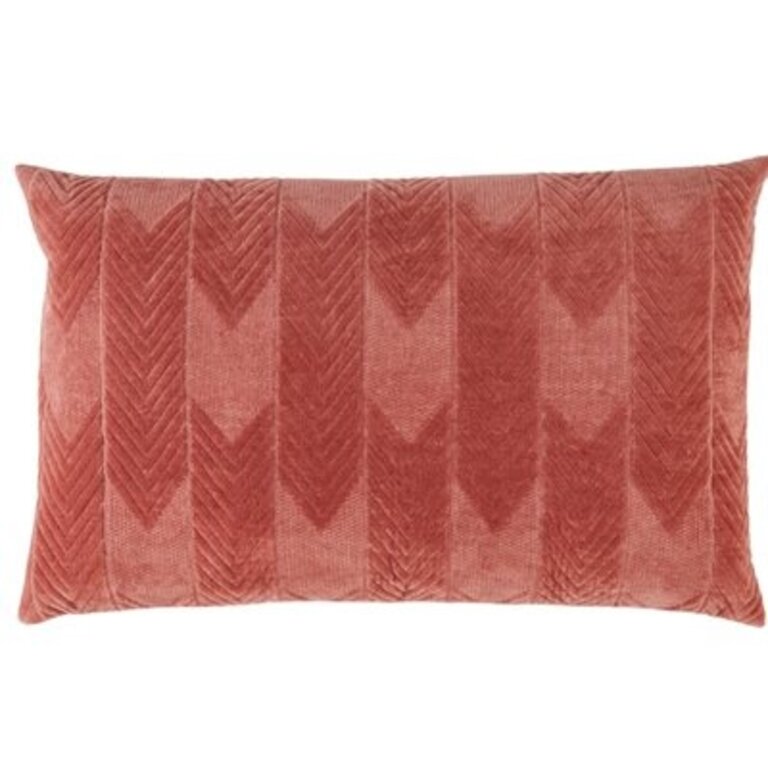 Floretta 100% Cotton Lumbar Rectangular Pillow Color: Pink, Fill Material: Polyester/Polyfill