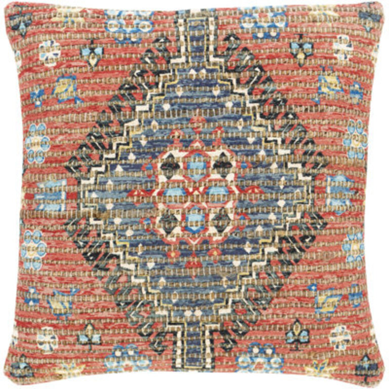 Vince Cotton Blend/Jute/Polyester/Polyester Blend Throw Square Pillow Fill Material: Down