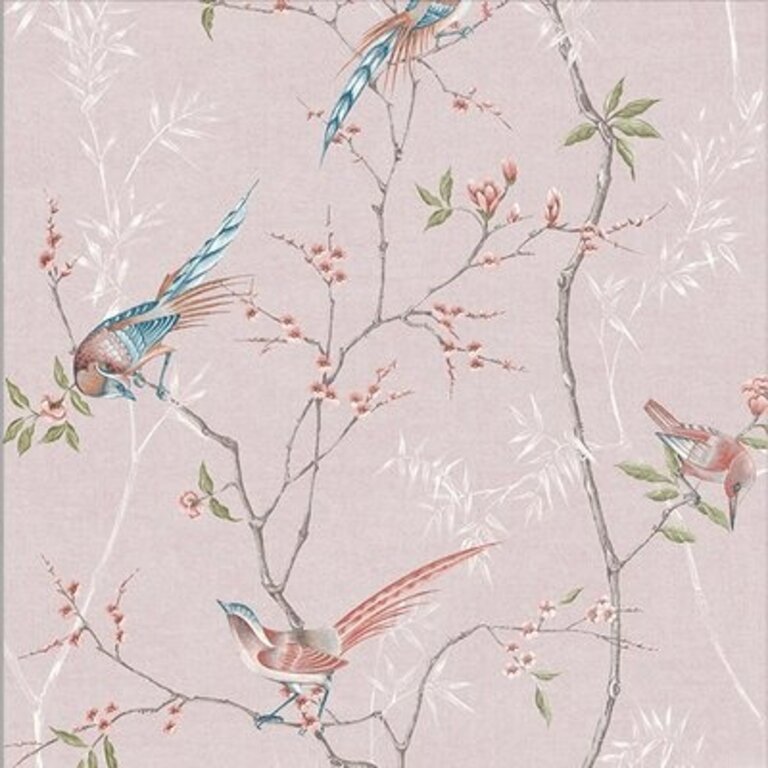 Tori 32.8084' L x 20.4724" W Textured Wallpaper Double Roll Color: Blossom