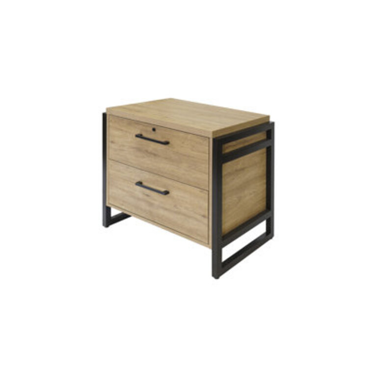 2 Drawer Lateral Filing Cabinet Color: Light Brown