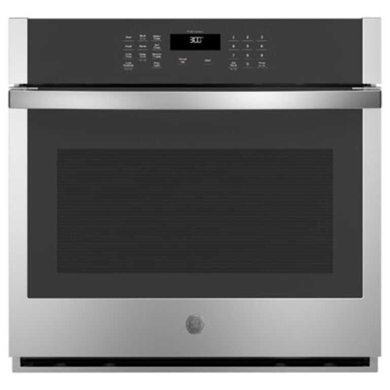 GE Smart Appliances Smart Built-in 30" Self-Cleaning Electric Single Wall Oven Finish: Stainless Steel