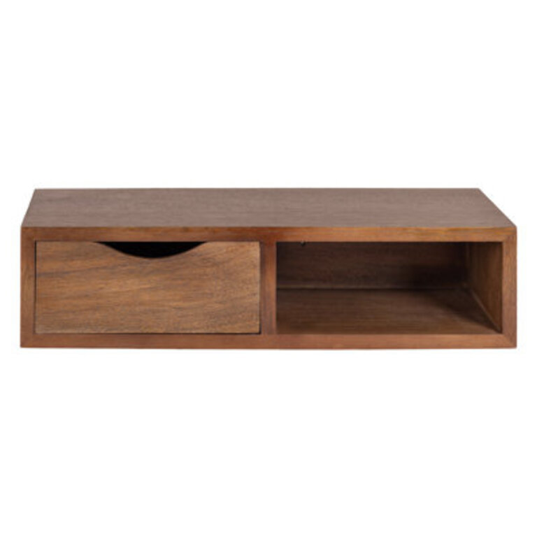 Pedrotti End Table Color: Dark Brown Wood