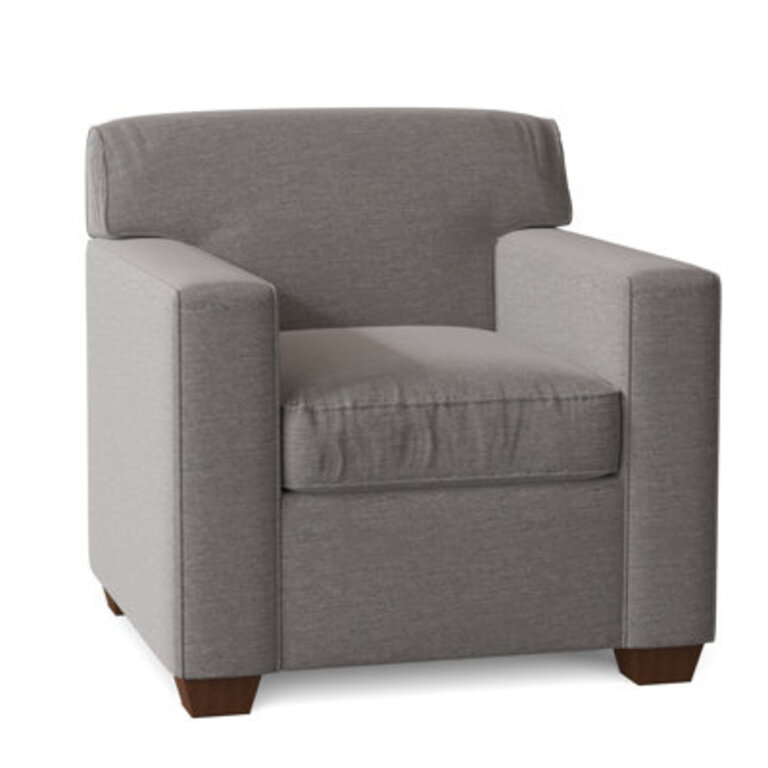 Nash 35" Wide Armchair Fabric: Flagship Pewter Sunbrella®