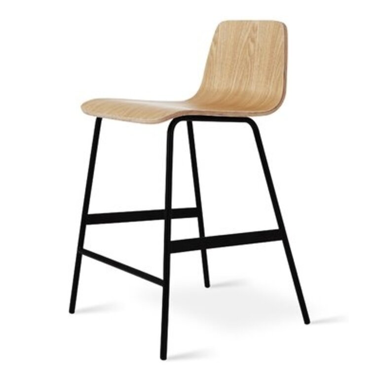 Lecture Series Bar & Counter Stool Seat Height: Counter Stool (24" Seat Height), Color: Natural Ash