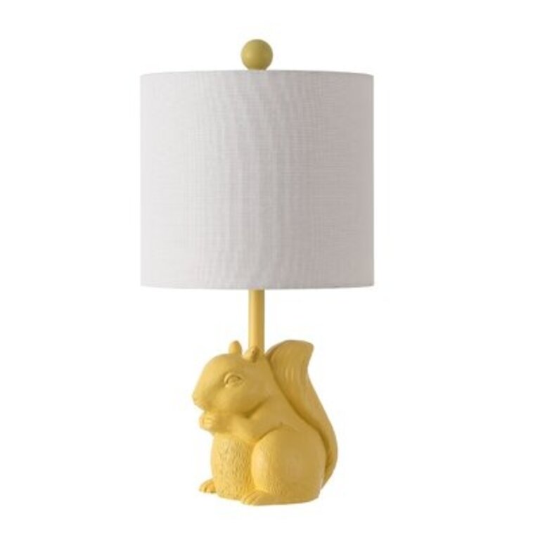 Edmund Squirrel 18" Table Lamp Base Color: Yellow