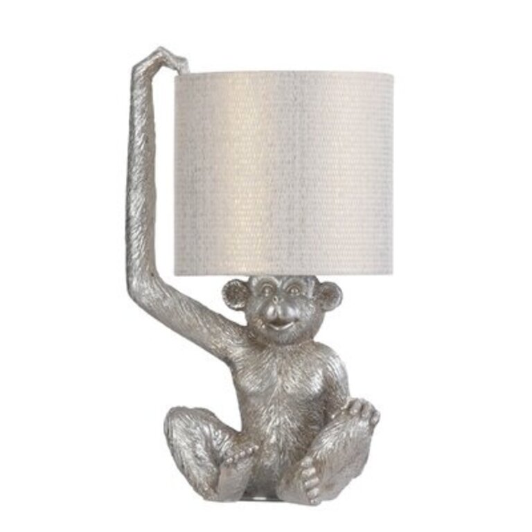 Abbie 18" Silver Table Lamp