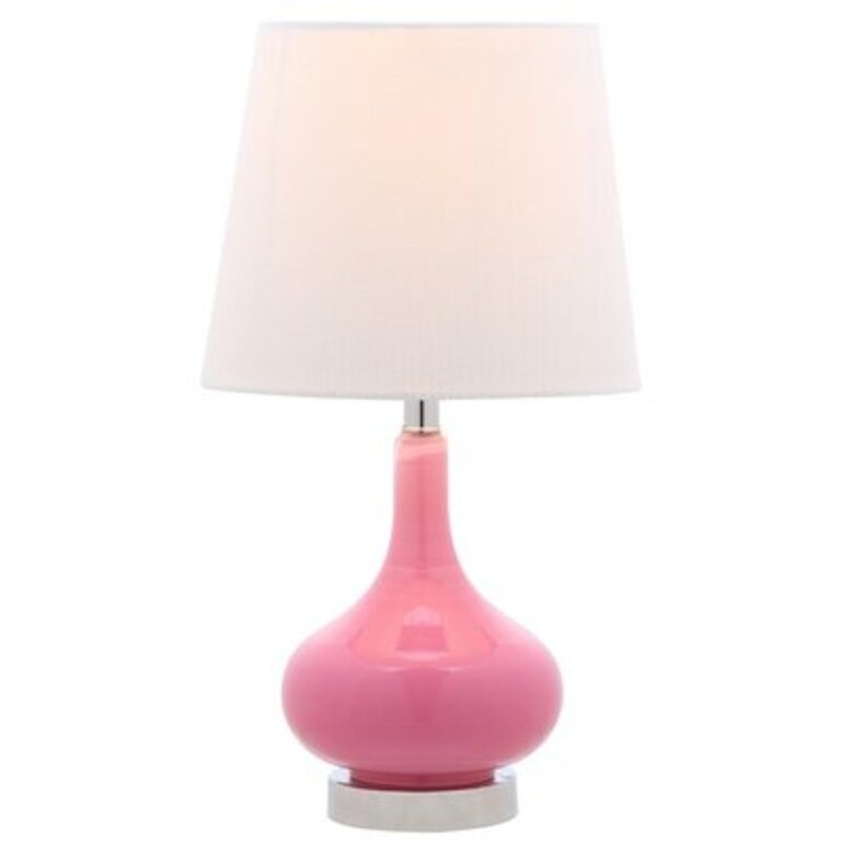 Mikac 17.5" Table Lamp Base Color: Pink