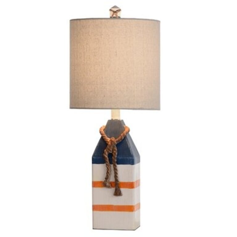 Lucero 25.25" Blue/Orange Table Lamp