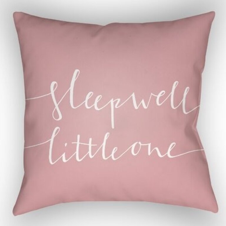 Swatzell Indoor/Outdoor Throw Pillow Size: 18" H x 18" W x 4" D, Color: Pink