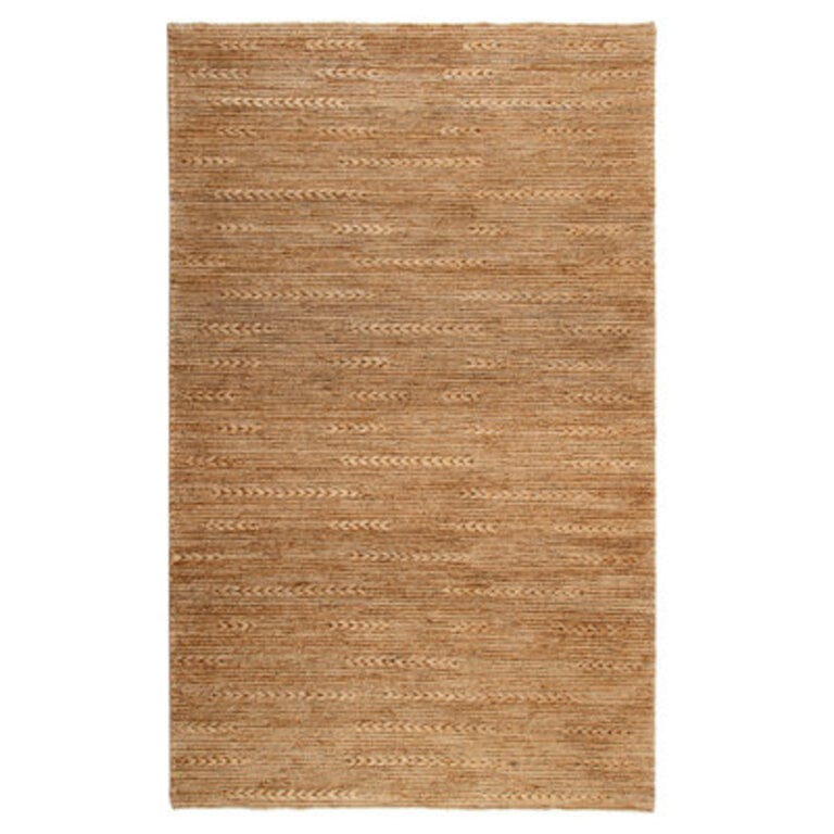 Oscar Jute Type Random Weave Natural Rug Size: Rectangle 8' x 10'