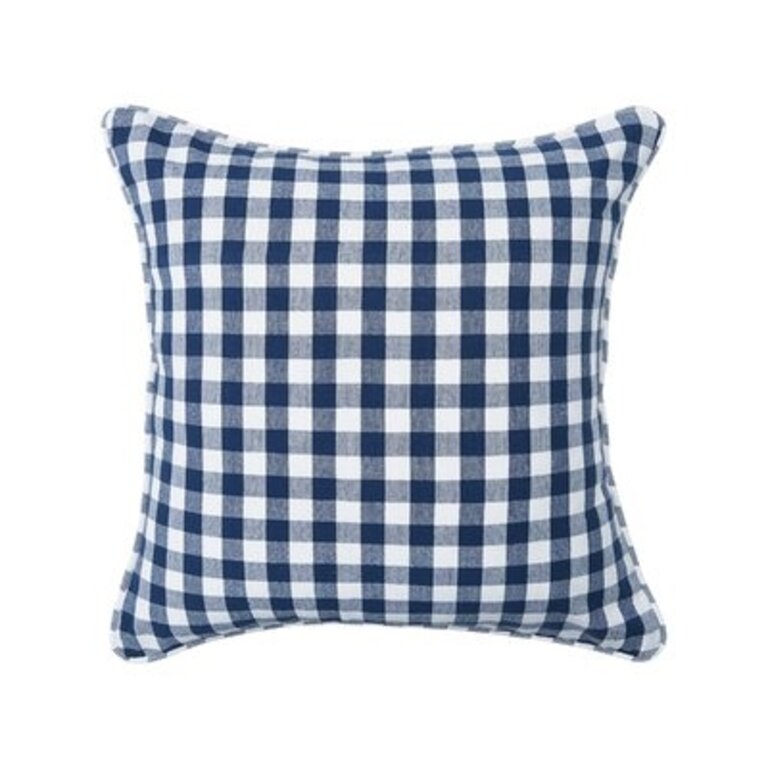 Merrida Indigo/White Throw Pillow