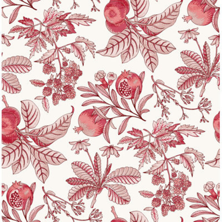 Lucier 33' L x 20.5" W Wallpaper Roll Color: Red