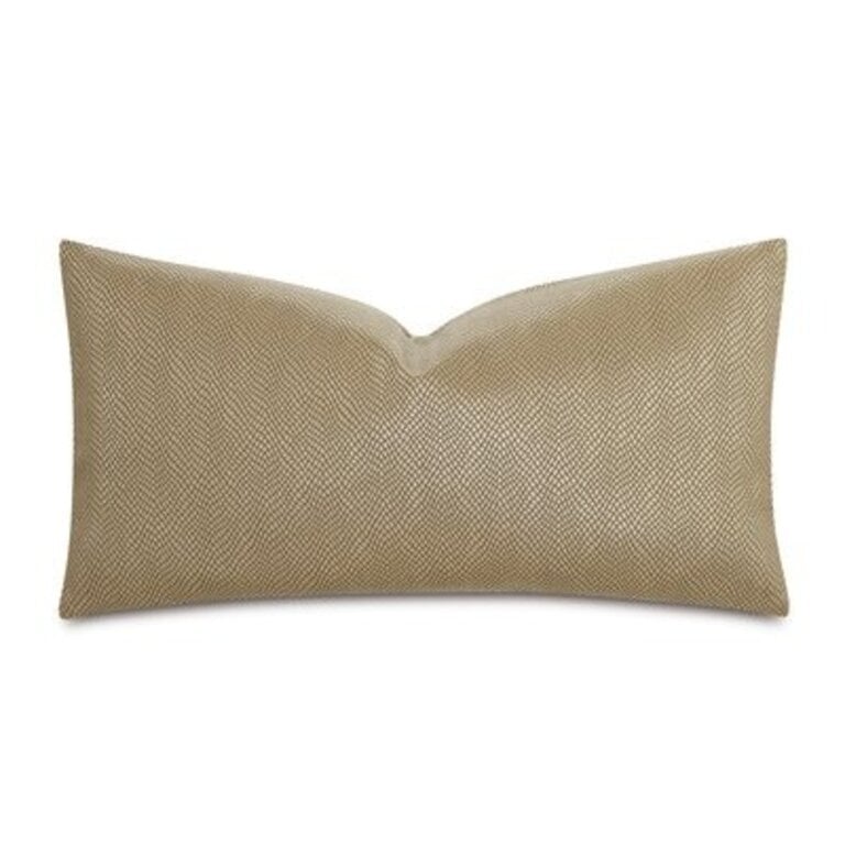 Janus Reptilian Decorative Pillow Rectangular Color: Gold, Size: 11" x 21"