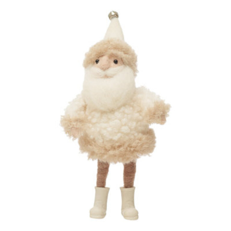 Faux Sherpa Doll in Bell Hat