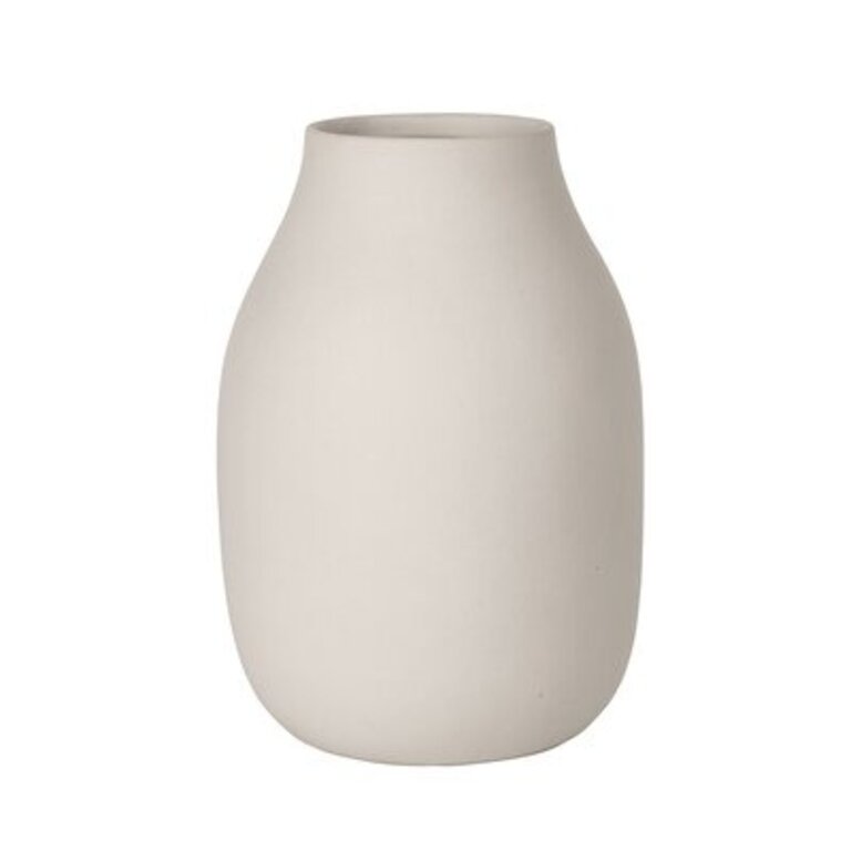 Colora Porcelain Table Vase Color: Moonbeam, Size: 7.9" H x 5.5" W x 5.5" D